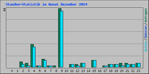 Stunden-Statistik im Monat Dezember 2024