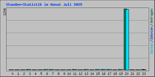 Stunden-Statistik im Monat Juli 2025