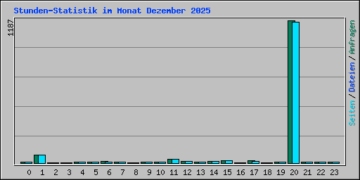 Stunden-Statistik im Monat Dezember 2025