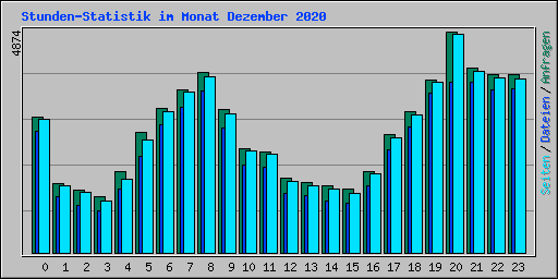 Stunden-Statistik im Monat Dezember 2020